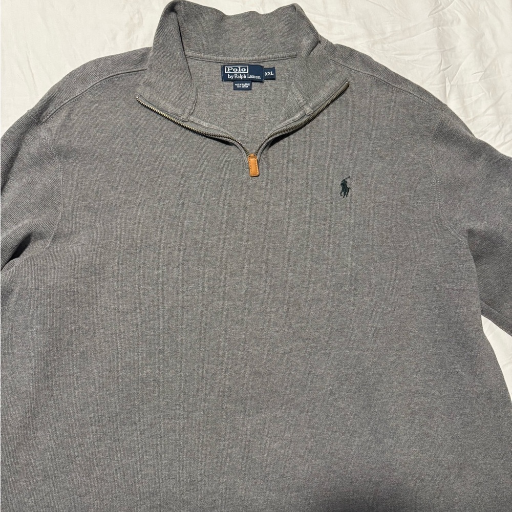 Ralph Lauren Gray Zip Up Sweater